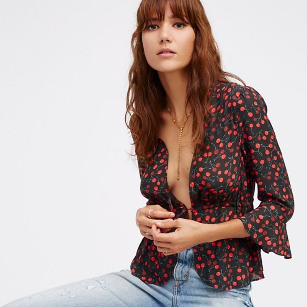 Free People swept away bed jacket